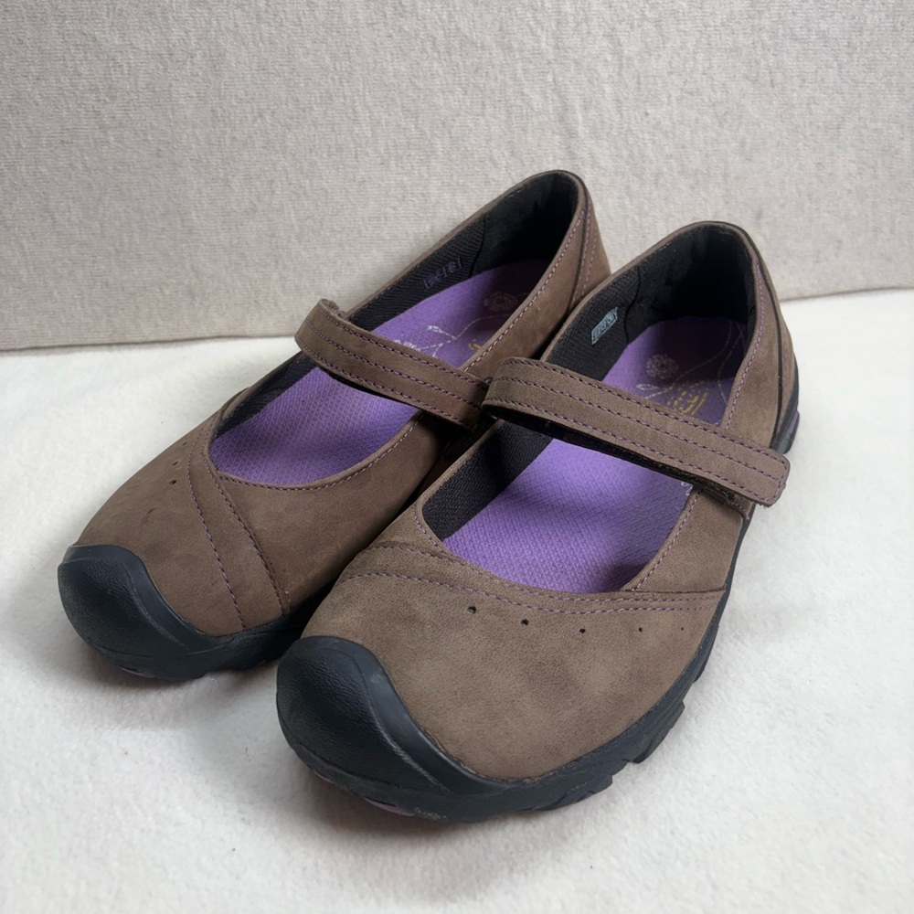 Keen Women's Brown and Purple Mary Jane Shoes